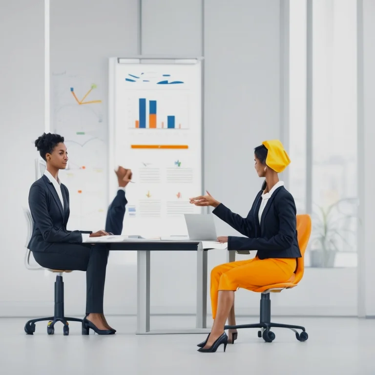 Executive coaching session with professional mentor